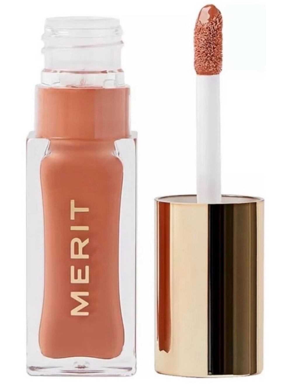 Merit Shade Slick Tinted Lip Oil - Au Naturel NIB